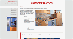 Desktop Screenshot of eichhorst-kuechen.de
